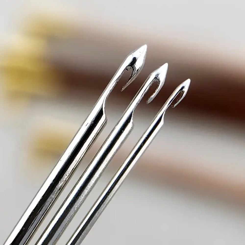 Commercial Embroidery Machine - Wooden Handle Embroidery Needles Knitting Hook