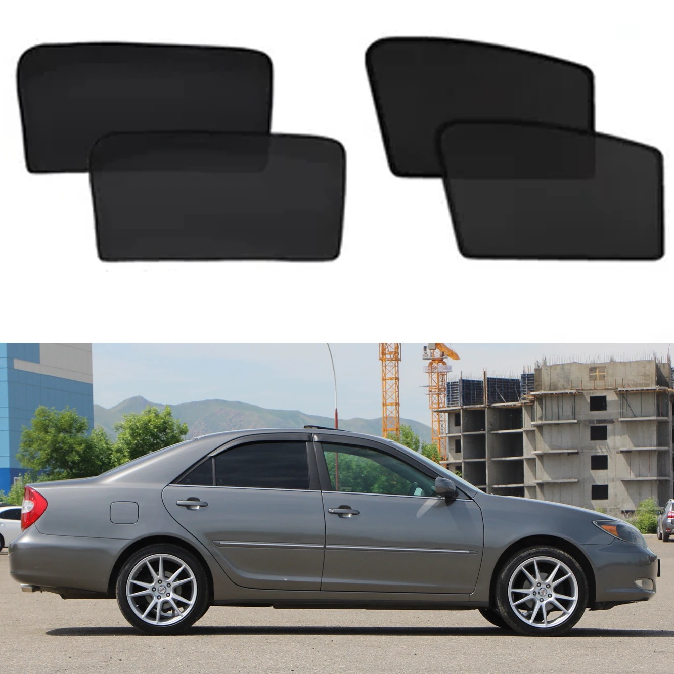 Screen Printing Frame Mesh - Magnetic Car Sunshade Shield Front Windshield