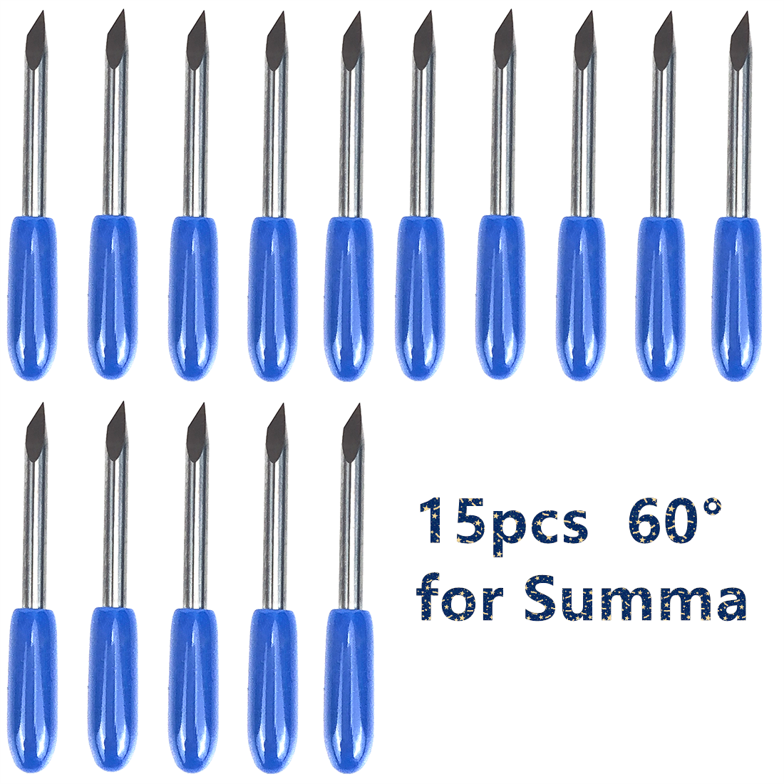 Vinyl Cutter Plotter - 60 Degree 15pcs Summa Plotter Vinyl