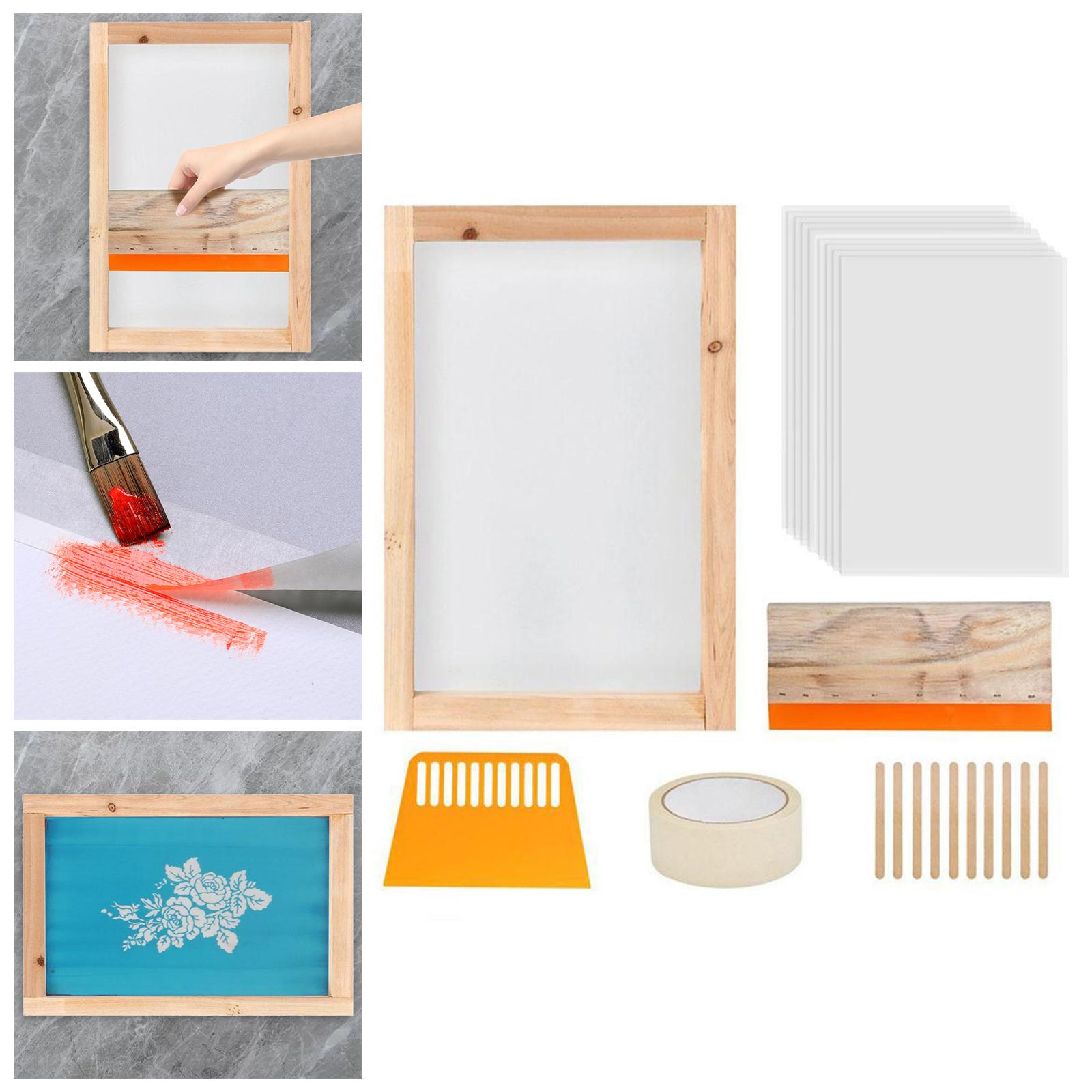 Screen Printing Frame Mesh - 24Pcs Screen Printing Starter Beginner Kit