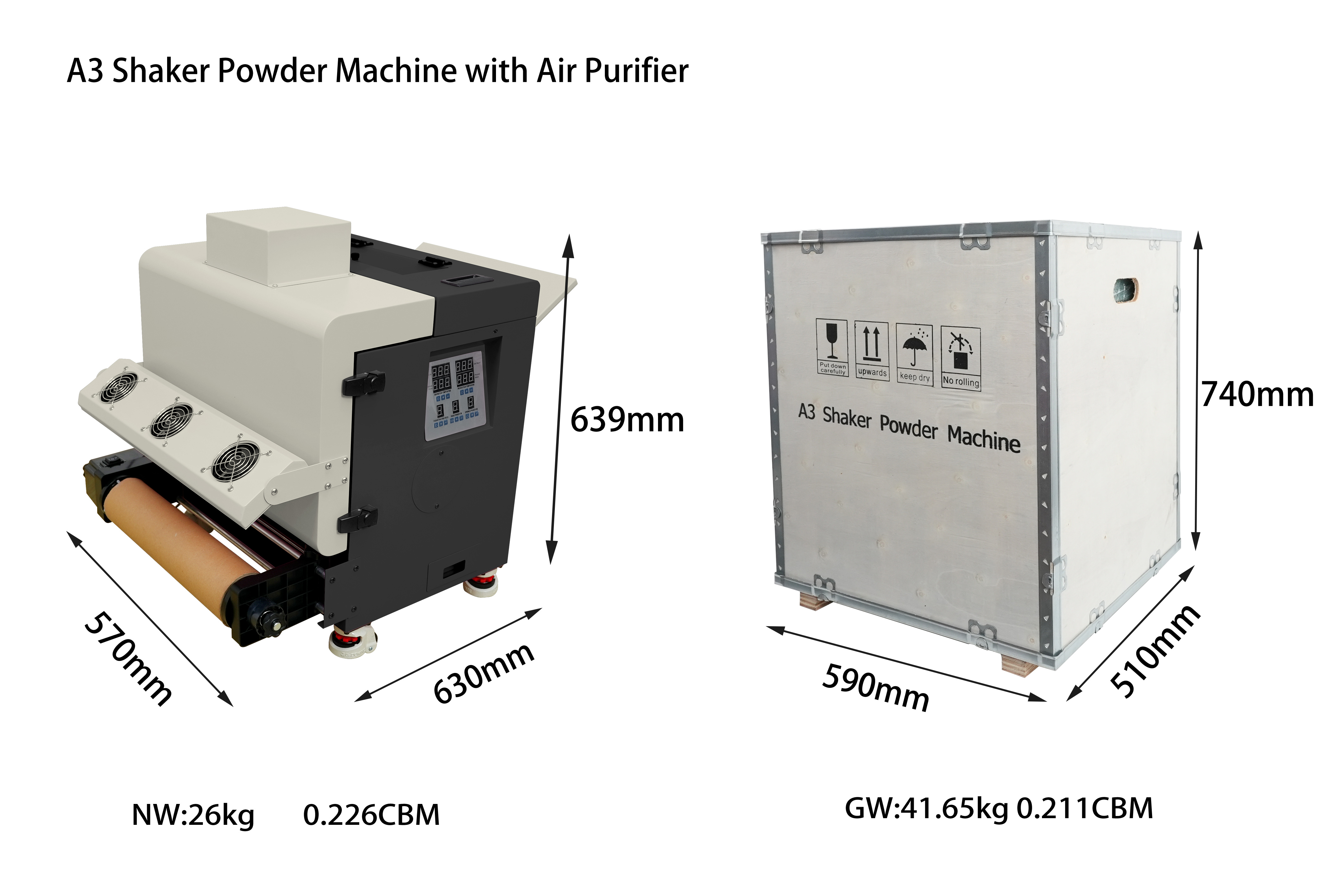 A3 DTF Transfer Powder Shaker  - Dtf Film Roll A3 ulasan dan harga