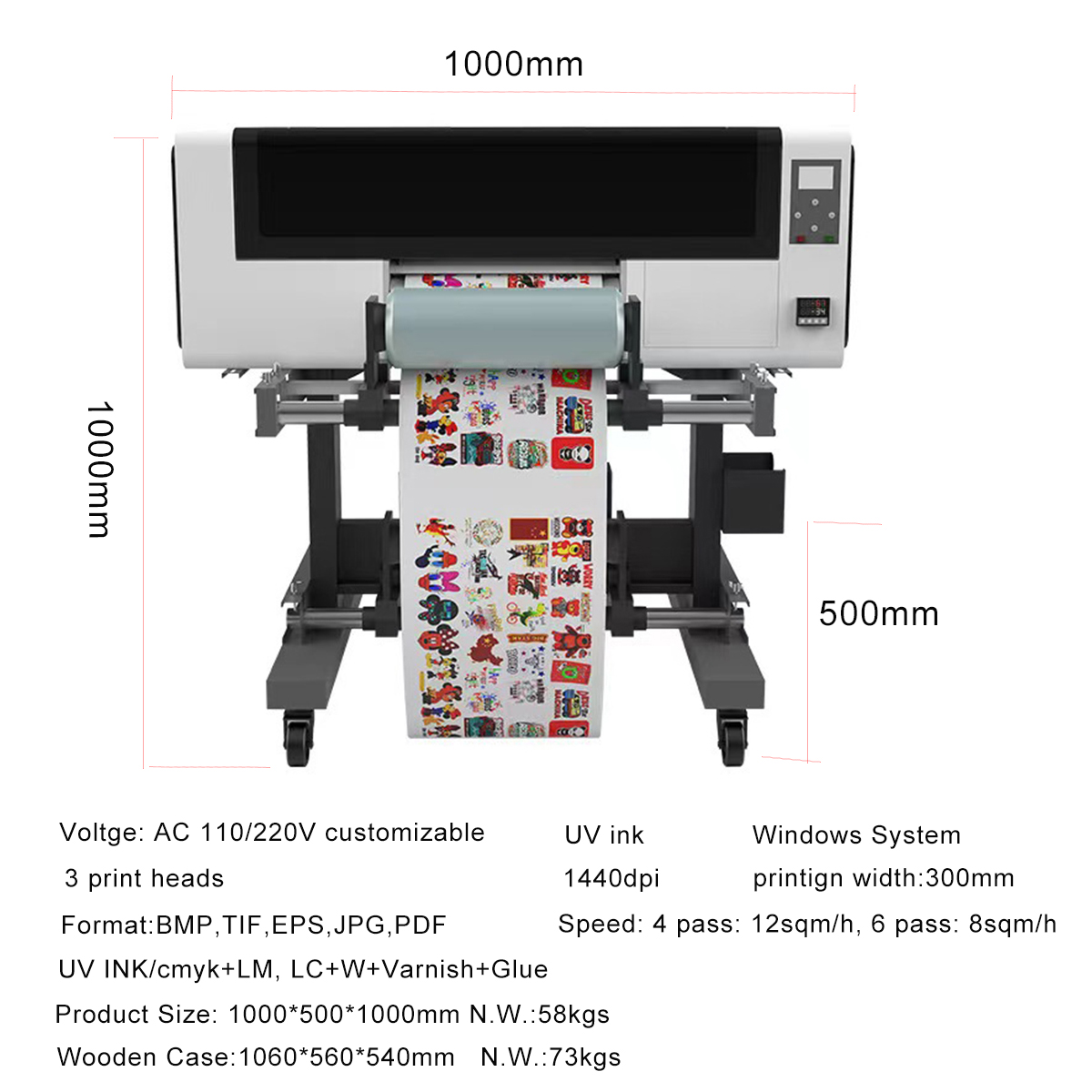 A3 UV DTF Printer Film Transfe - Dtf Film Roll A3 ulasan dan harga