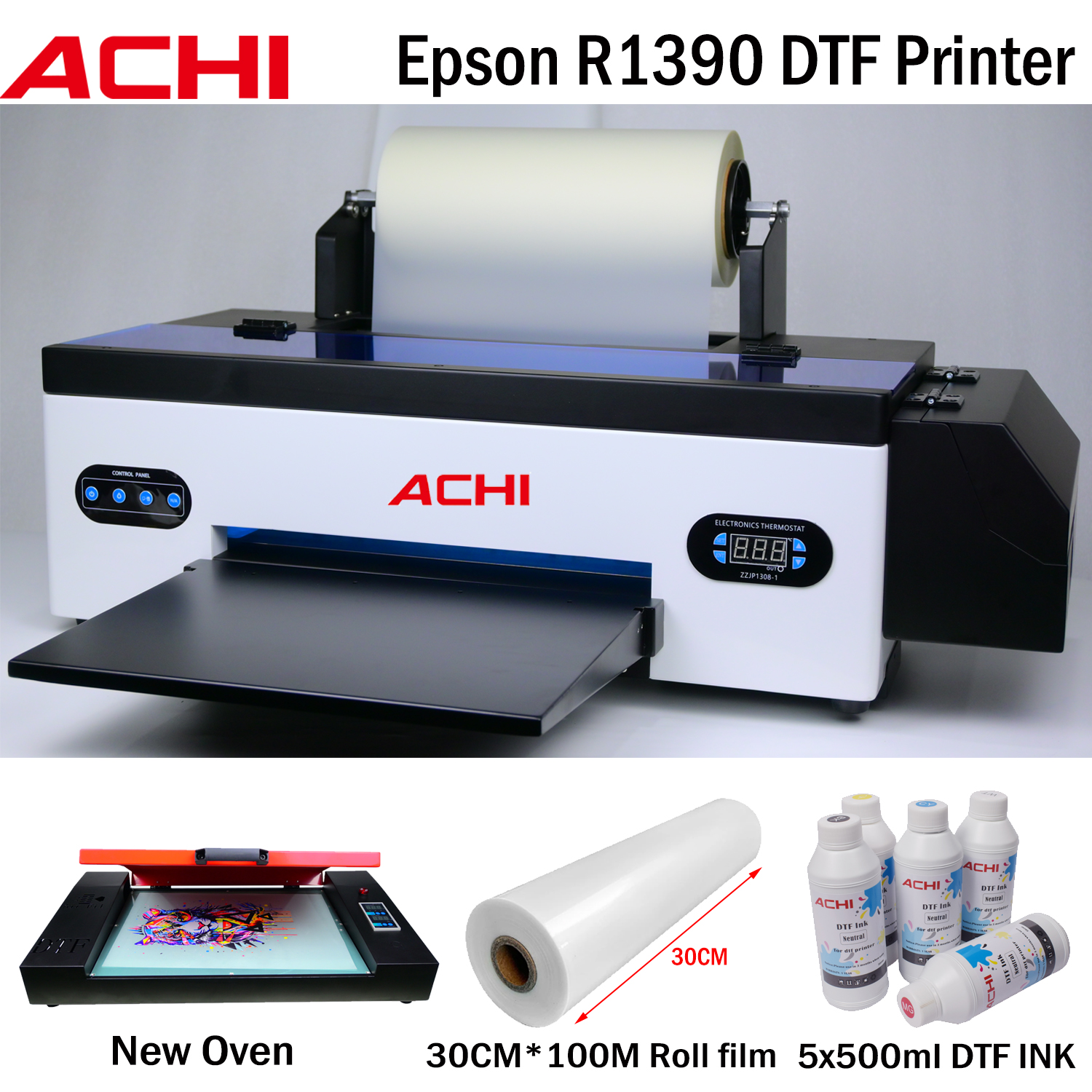 ACHI A3 R1390 Dtf Printer Bund - Commercial Printing Machine For Shirts ulasan dan harga