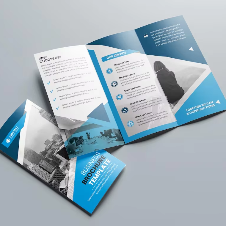Custom Brochures, Flyers, Post - Commercial Digital Printing ulasan dan harga