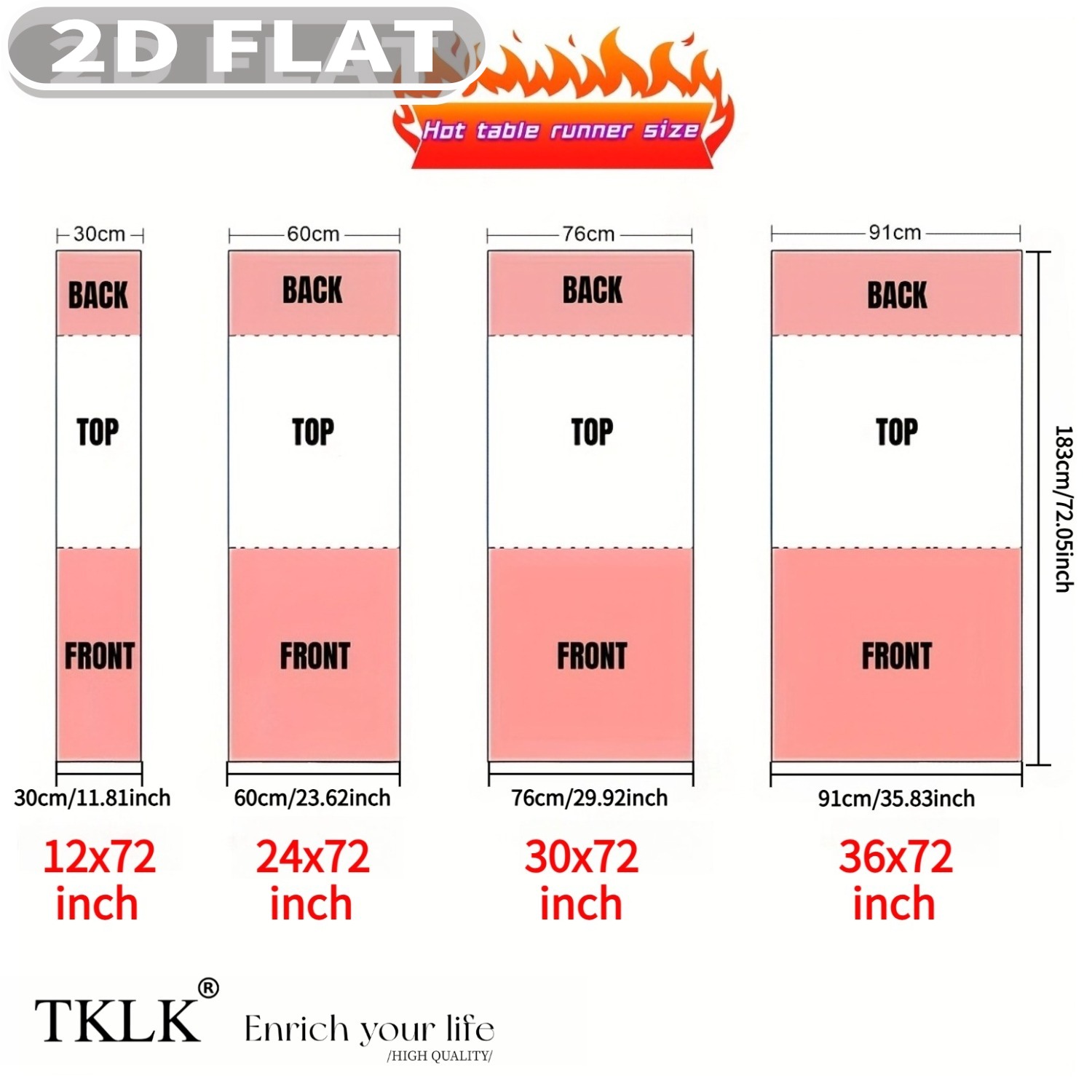 1pc Customizable Polyester Tab - Commercial Printing Logo ulasan dan harga
