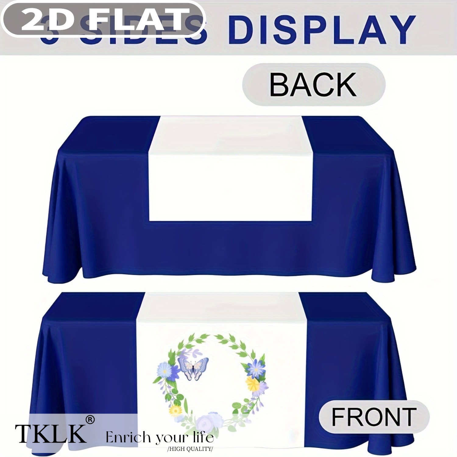 1pc Customizable Polyester Tab - Commercial Printing Logo ulasan dan harga