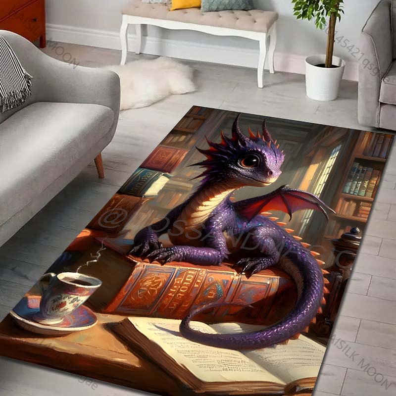 Magic Book Dragon Print Carpet - Commercial Printing Books ulasan dan harga