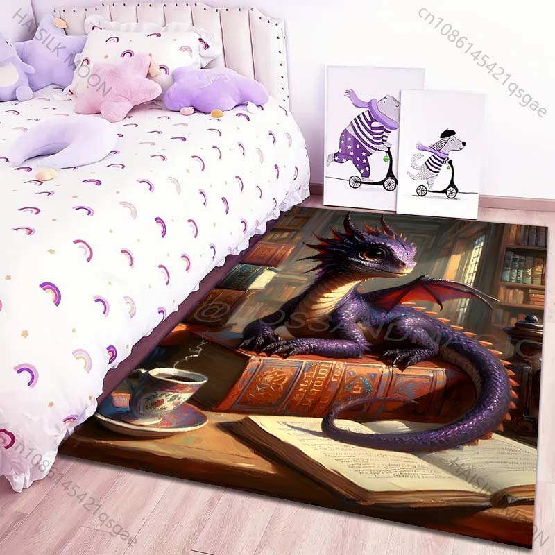 Magic Book Dragon Print Carpet - Commercial Printing Books ulasan dan harga