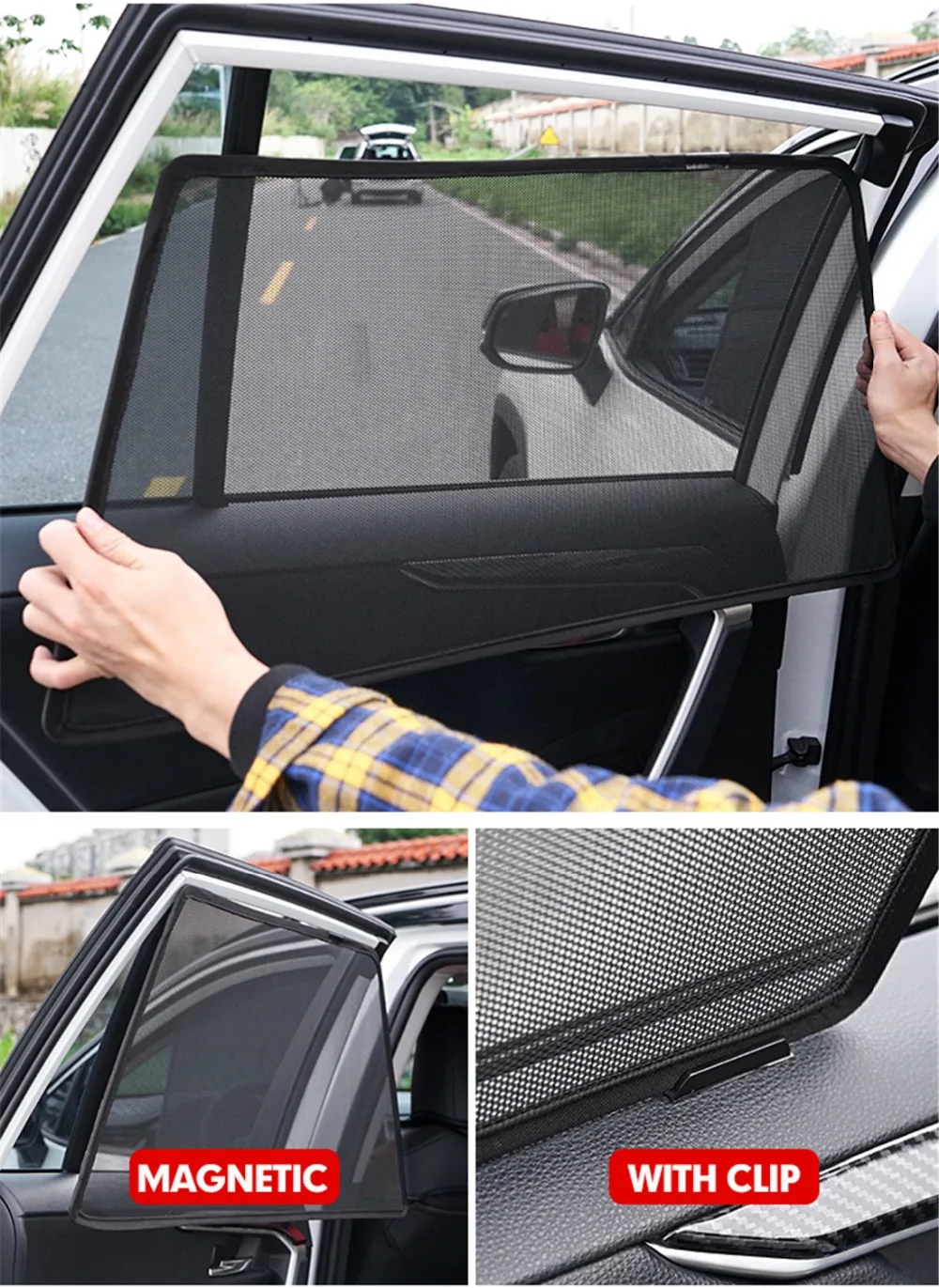 Custom Magnetic Car Window Sun - Screen Printing Frame Mesh ulasan dan harga