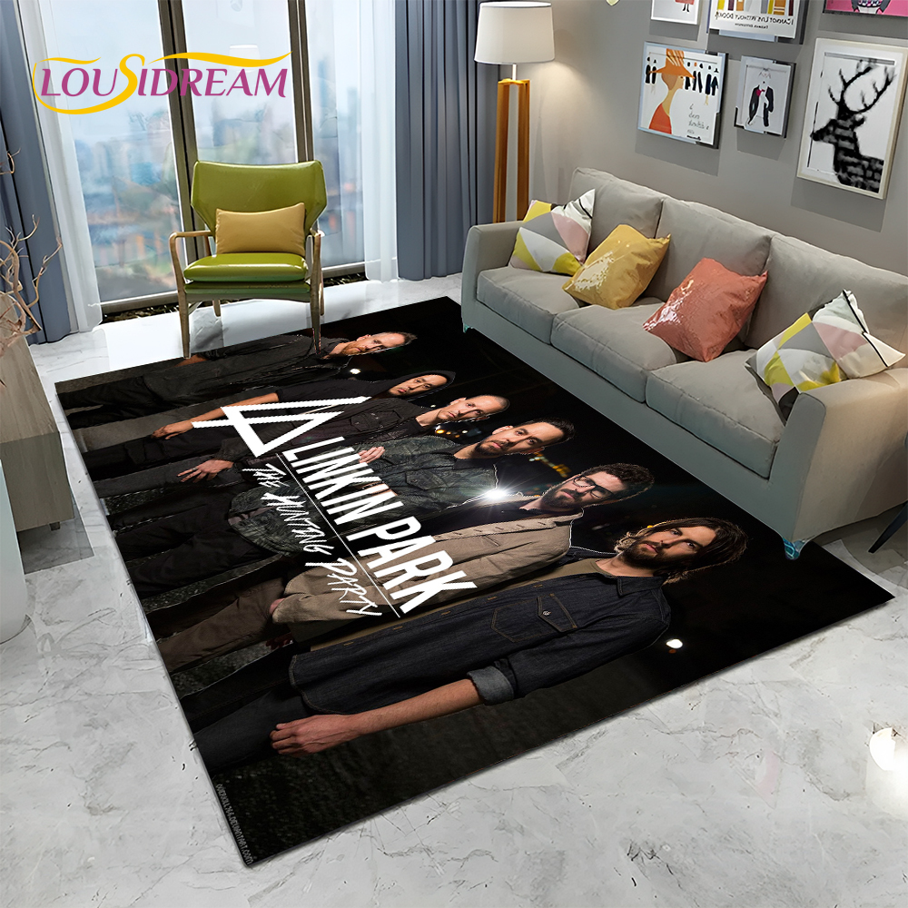 3D Retro Rock Band L-Linkin Pa - Commercial Printing Logo ulasan dan harga