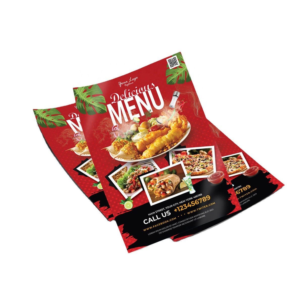 Custom Full Color Double Sided - Commercial Flyer Printing ulasan dan harga