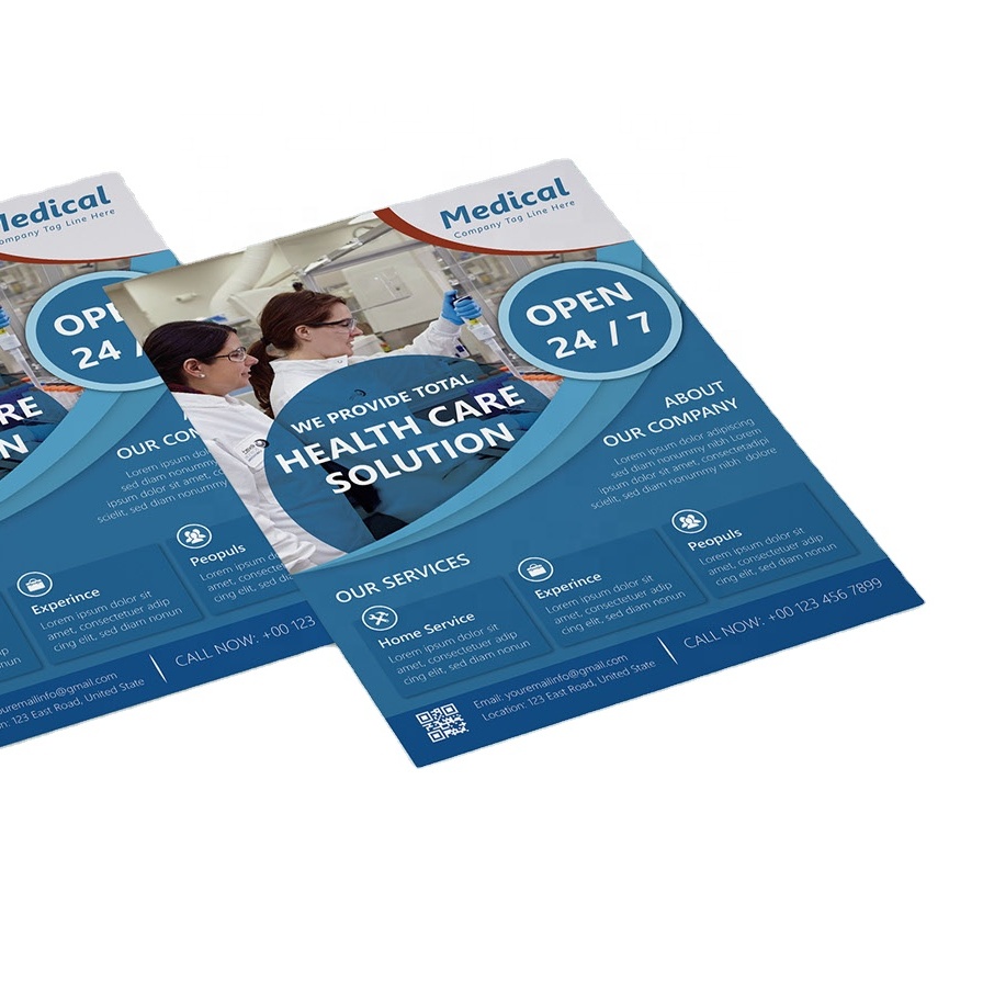 Custom Full Color Double Sided - Commercial Flyer Printing ulasan dan harga