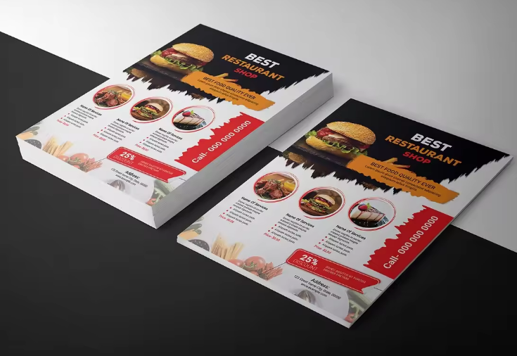 Customized A5 A6 high-quality  - Commercial Flyer Printing ulasan dan harga