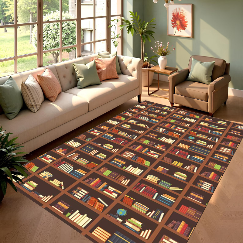 Vibrant Bookshelf Print Non-Sl - Commercial Printing Books ulasan dan harga
