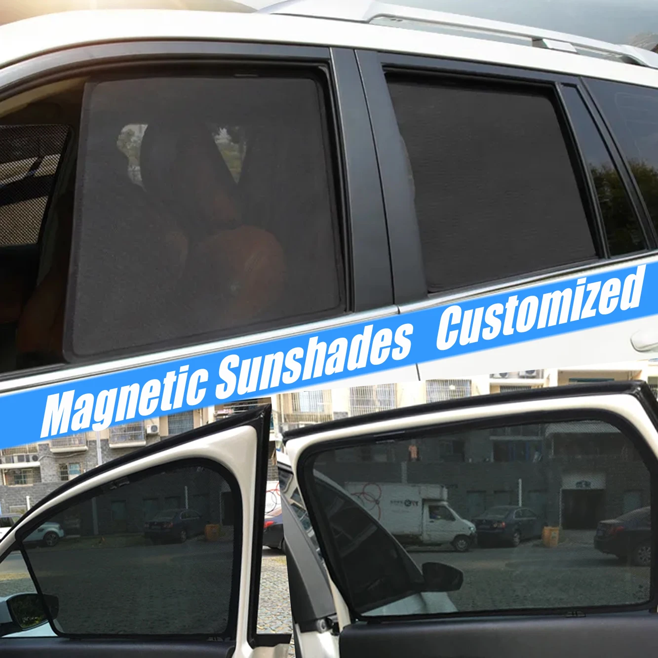 Magnetic Car Sunshade Shield F - Screen Printing Frame Mesh ulasan dan harga