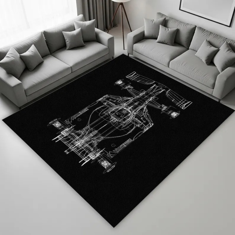 Classic Modern Style Carpet, R - Commercial Digital Printing ulasan dan harga