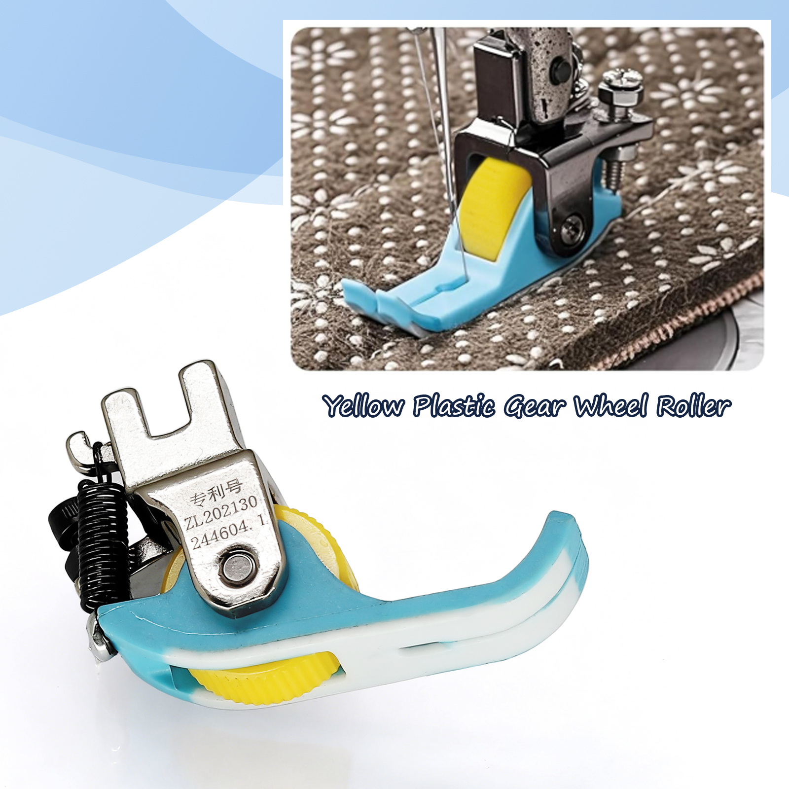 Roller Presser Foot, Heavy-Dut - Commercial Embroidery Machine ulasan dan harga