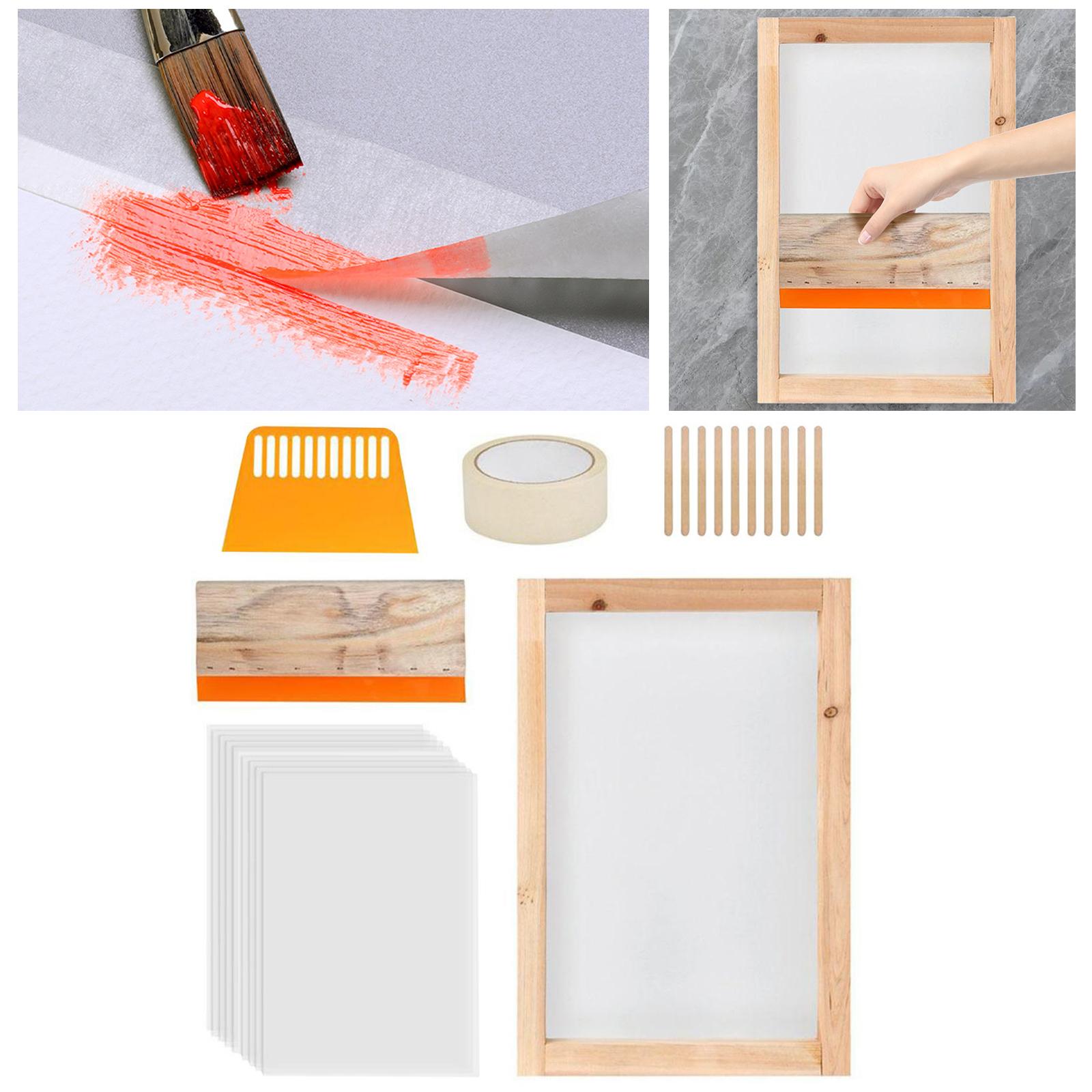 24Pcs Screen Printing Starter  - Screen Printing Frame Mesh ulasan dan harga